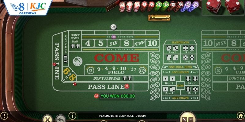 Khái quát về luật đánh Craps